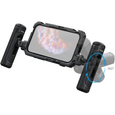 SmallRig 5540 - zestaw do filmowania, klatka, 2x obrotowy uchwyt (1x z wyzwalaczem), do iPhone 17 Pro